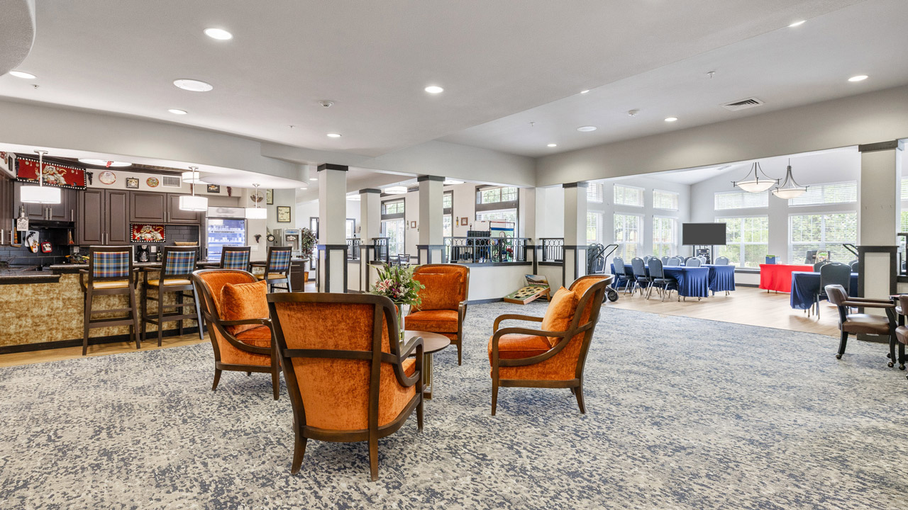 The activity room at Willow Creek