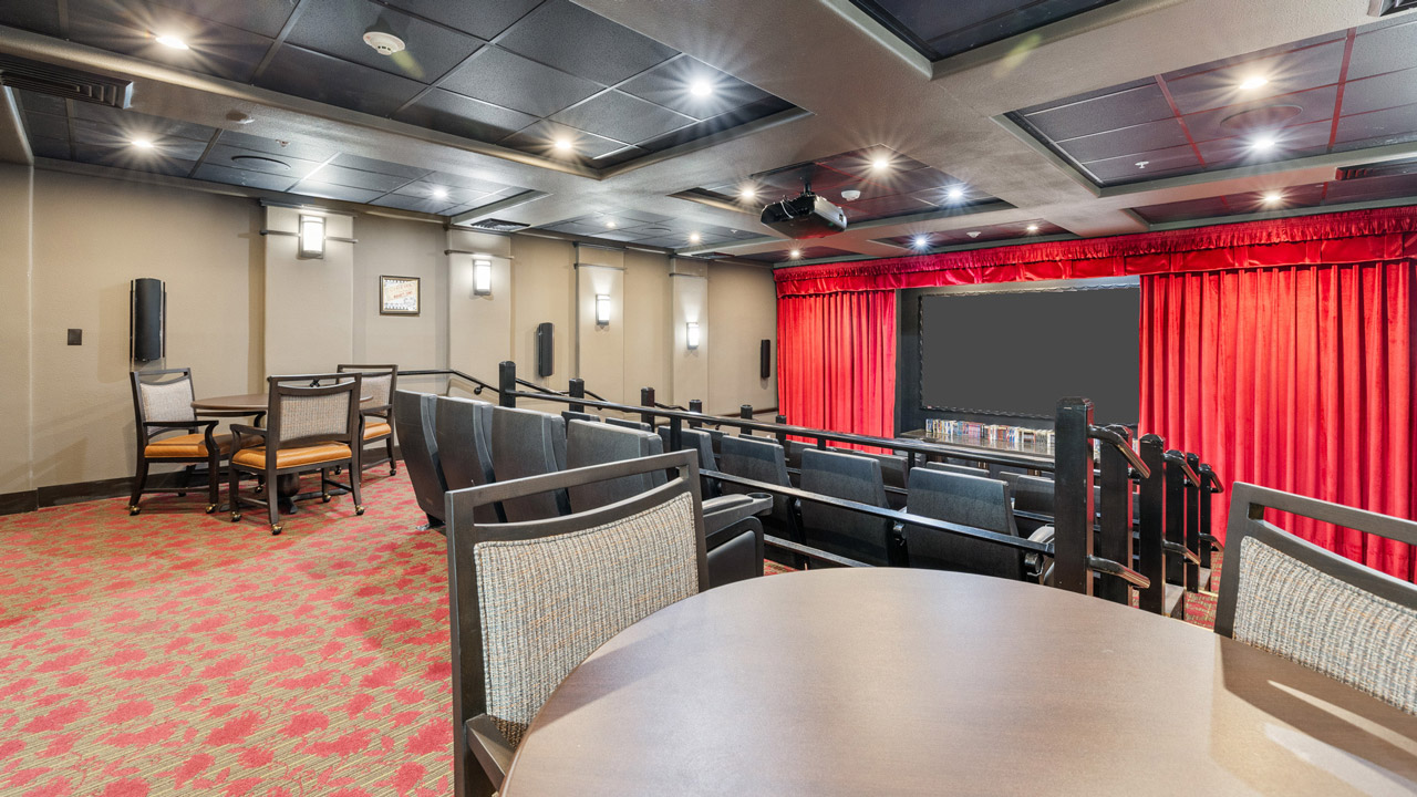 The movie theater at Willow Creek