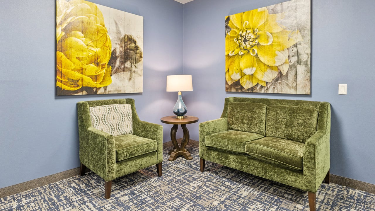A commons area at Willow Creek